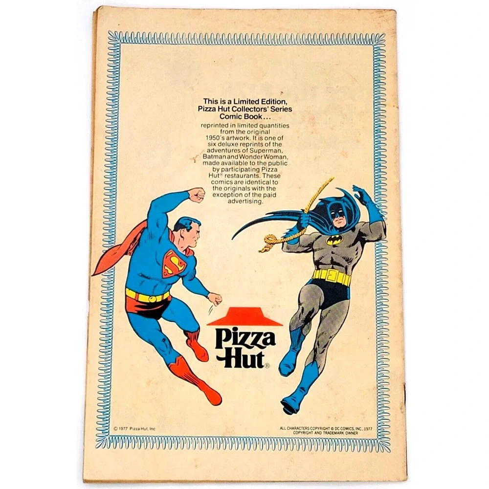 SUPERMAN #97 (1977) / FN / PIZZA HUT COLLECTOR'S‎ EDITION VOL 1
